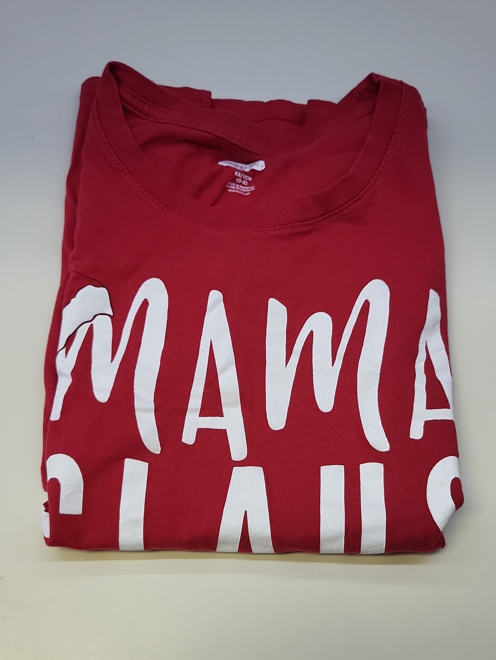 *Holiday Time Red Graphic 'MAMA' Tee